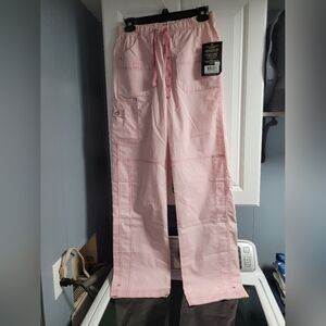 Wonderwink/Wonder Flex Extra Small Tall Pink Cargo Scrub Pants